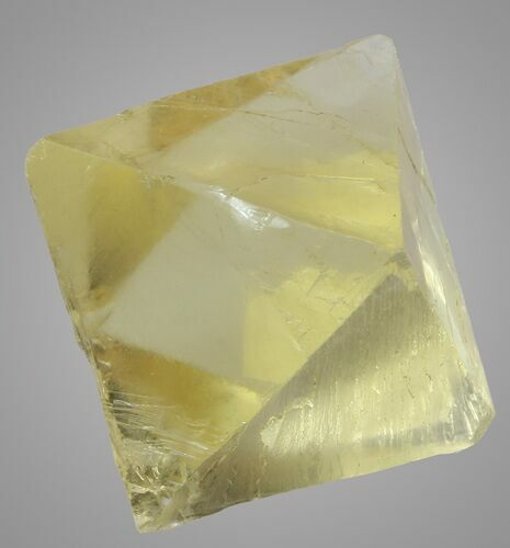 Yellow Cleaved Fluorite Octahedron - Illinois #36154